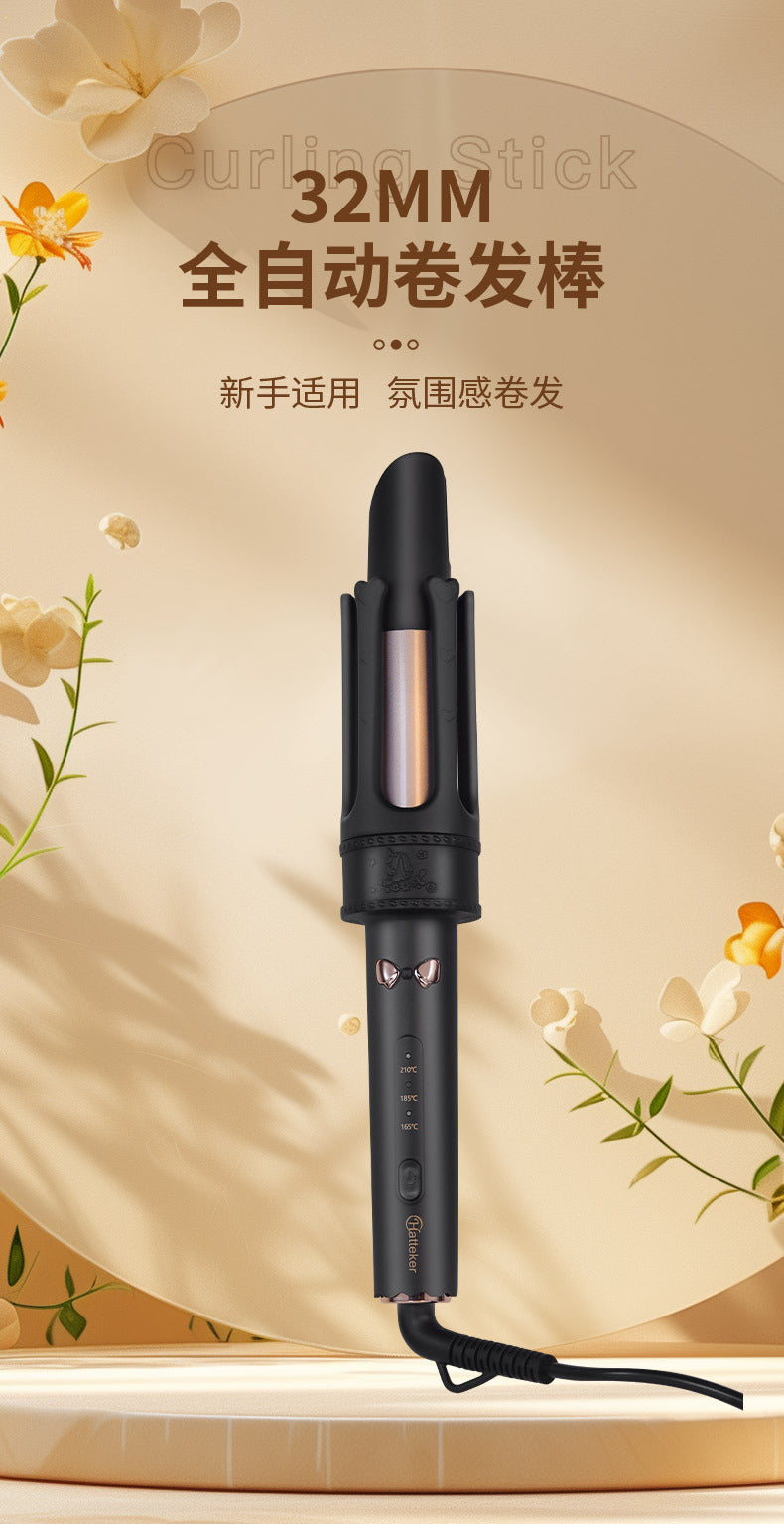 Women's new electric curling iron full-automatic 32mm big wave curling iron lazy constant temperature hair care curling iron