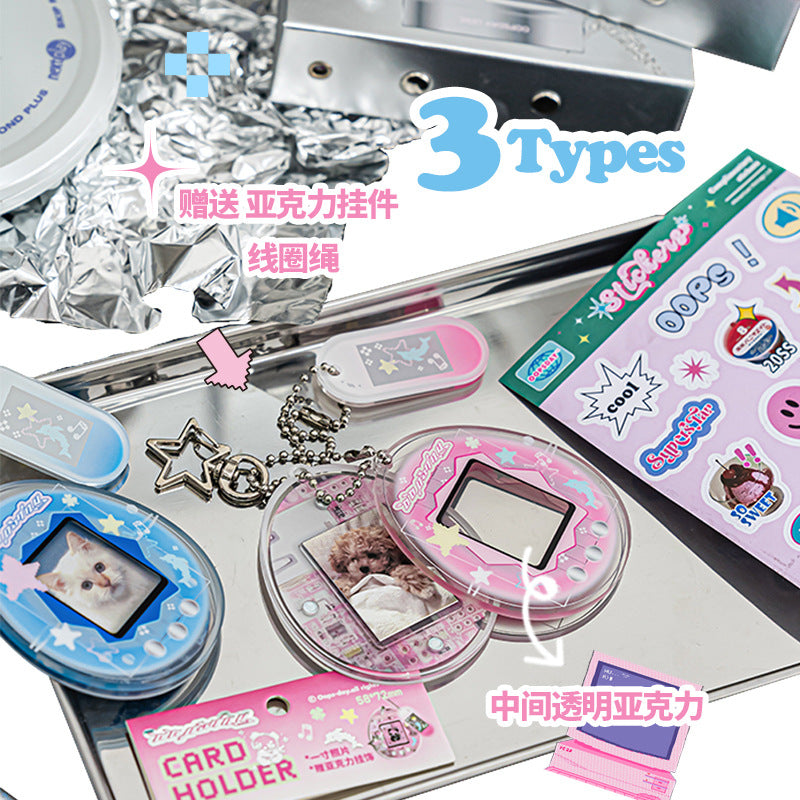 OOPSDAY Rest Day Tamagotchi Inch Photo Card Set American Vintage Hanging Star Chaser Mini Card Set