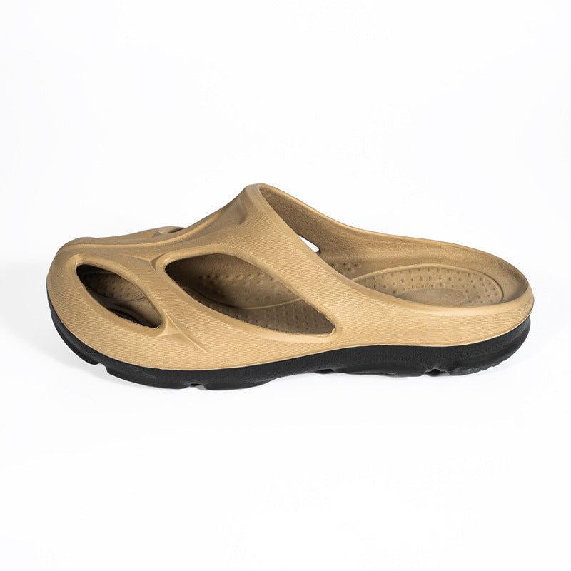 Cross-Border Outdoor Thick-Soled Sandals, Hollow Eva Shaped Water Sandals, Non-Slip Clogs, Men's and Women's Beach Sandals, Slippers