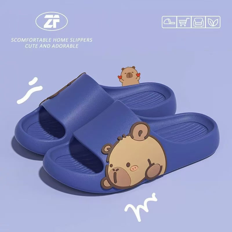 Eva Slippers for Women, Non-Slip, Anti-Odor, Summer Home Slippers, Men's Home Indoor Bathroom Bathing Slippers