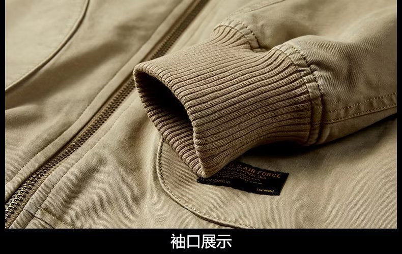 American Retro New Baseball Uniform Jacket Men's Autumn and Winter Bomber Jacket Men's Casual Workwear Top Men's Style
