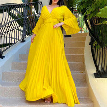 C8610 African plus size Women's Spring New Fashion Strap Bat Sleeve Top Gradient Color-changing Skirt Two-piece Set