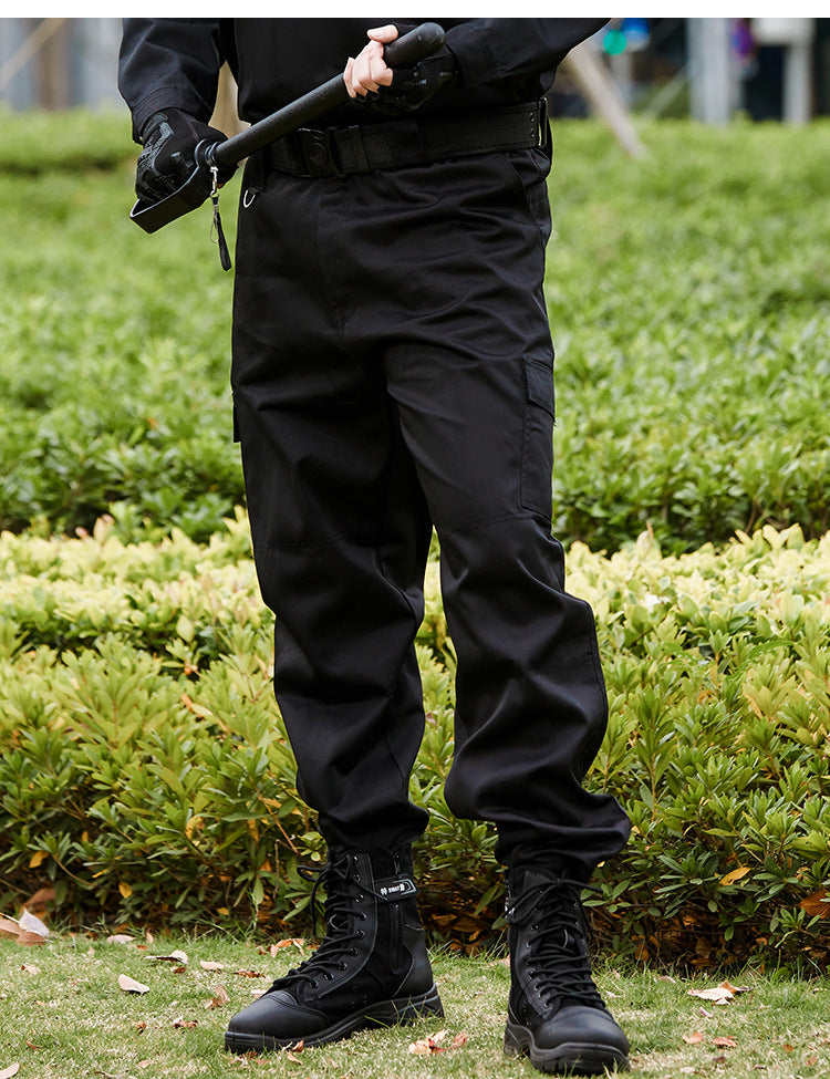 Spring and Autumn Security Training Pants Black Male Military Fan Pants Duty Summer Thin Special Forces Tactical Special Training Overalls