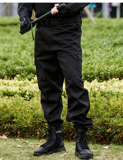 Spring and Autumn Security Training Pants Black Male Military Fan Pants Duty Summer Thin Special Forces Tactical Special Training Overalls