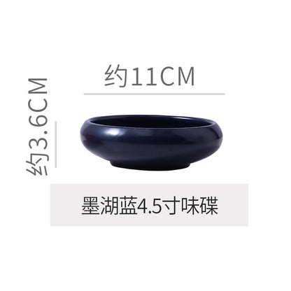 Retro Japanese Style Ceramic Bowl Creative Personality Household Rice Bowl Restaurant Special Snack Bowl Dessert Salad Bowl