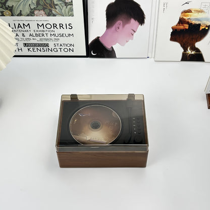 Cross-Border Popular Retro Cd Player Portable Music Album Bluetooth Speaker Player Cd Disc Birthday Gift