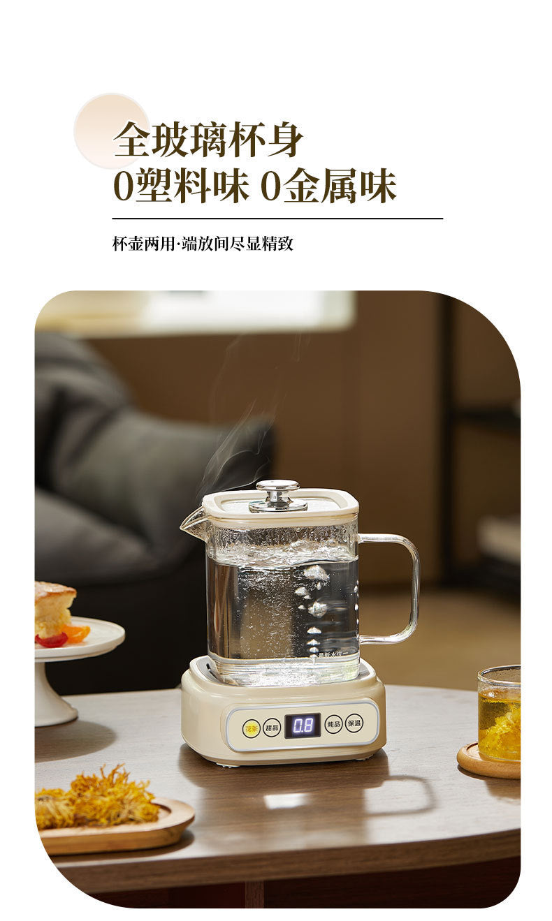 Health Pot Multi-functional New Household Glass Kettle Small Office Tea Maker Dormitory Flower Tea Pot Gift