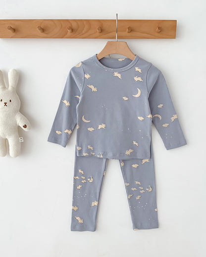 Children's Pajamas, Baby Autumn Clothes and Long Trousers, Kidsren's Home Clothes, Category a Pure Cotton Pajamas for Boys and Girls, Boys' Home Clothes