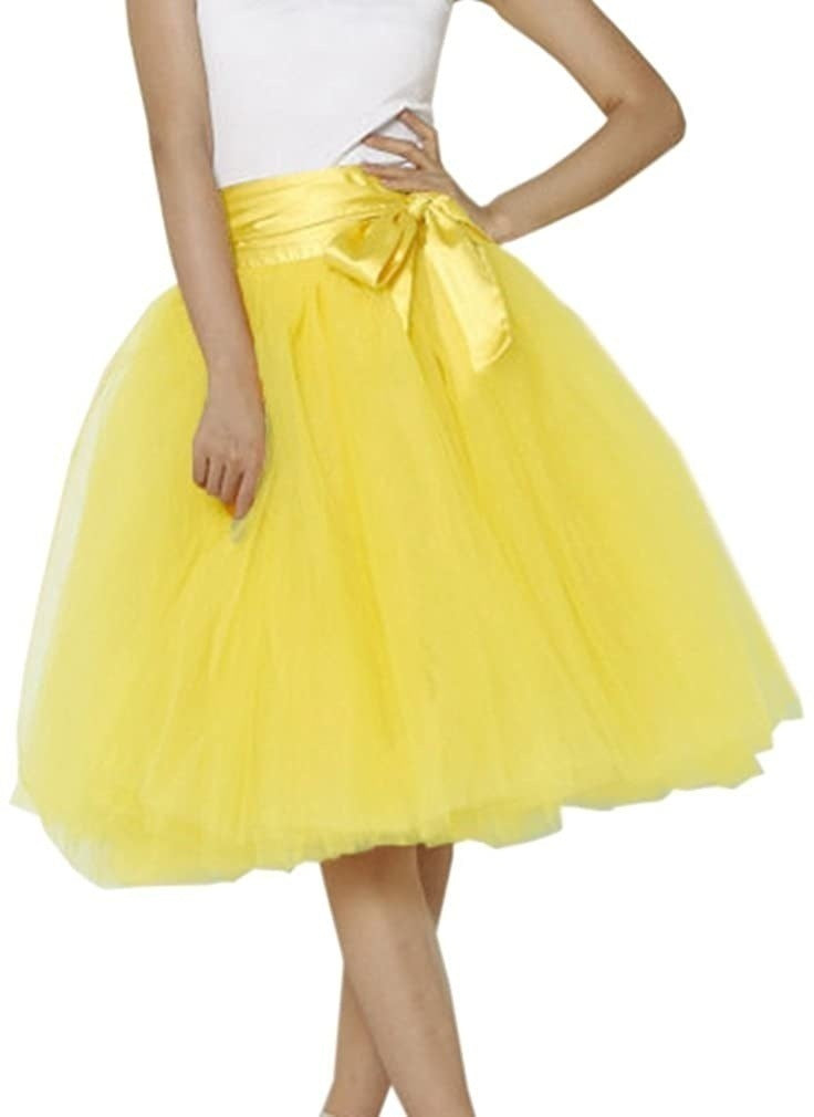 Europe and the United States high waist mesh skirt Tutu skirt strength manufacturers 7 65cm elastic waist cross-border Net red skirt adult