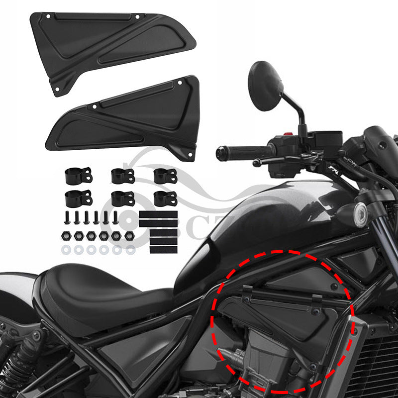Motorcycle accessories suitable for REBEL REBEL CMX300 modified front fork cover engine side cover side plate
