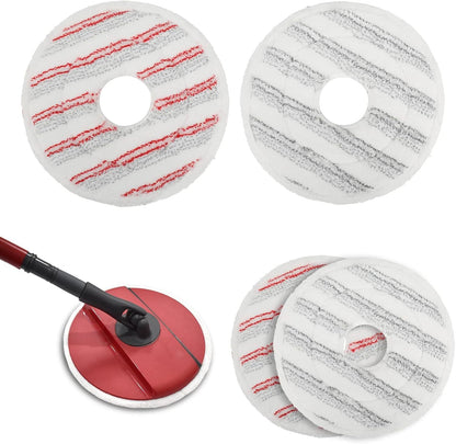 Compatible with Vileda Spin Scrubber Mop Rotating Replacement Mop Cloth Washable Rag Accessories