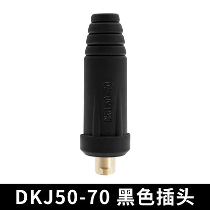 Welding Machine Quick Connector Dkj25-35-50-70 Square All-Copper European Quick-Plug Welding Head Cable Connector