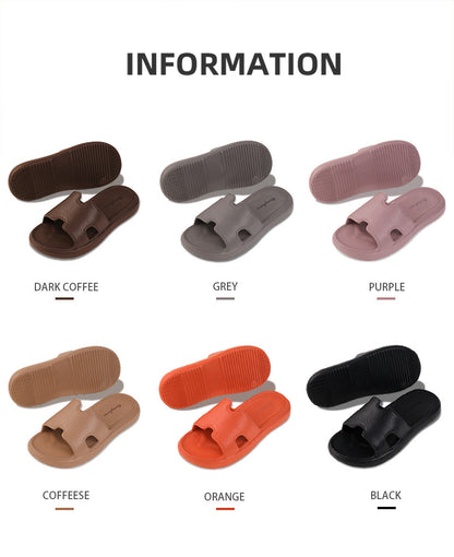 Ins Style Women's 2025 New Popular Slippers Home Internet Celebrity Ladies Sandals Home Indoor Non-Slip Slippers