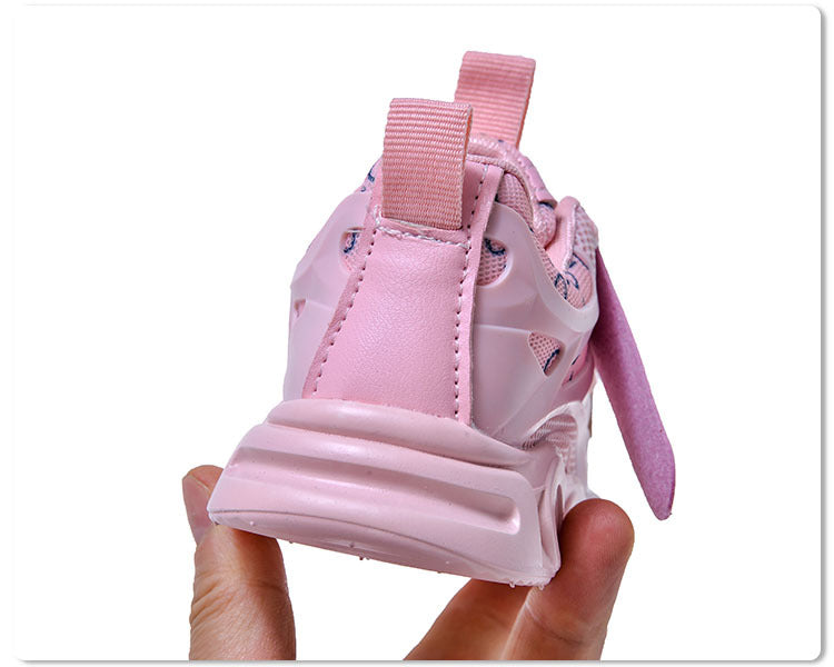 Spring and Summer New Children's Luminous Cloth Noodles for Boys sneaker 1-6 Years Old LED Light Shoes Casual Girls Schoolwalking Lights Shoes