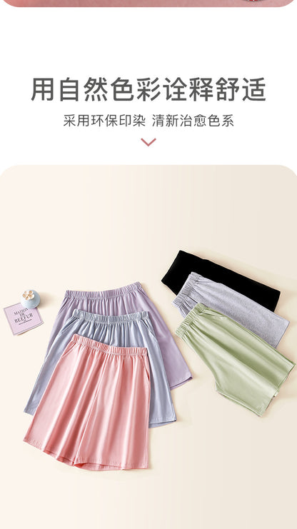 Women's Pajama Pants Summer Three-Quarter Pants Pure Cotton Thin Large Size Home Pants Large Pants Home Pants Loose Factory Wholesale