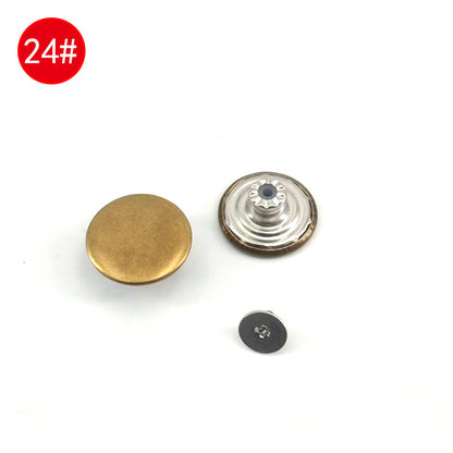Wholesale In-Stock Waist-Cinching Button-Free Detachable Jeans Buttons, Eco-Friendly Buttons, Screw Metal I-Shaped Buckles