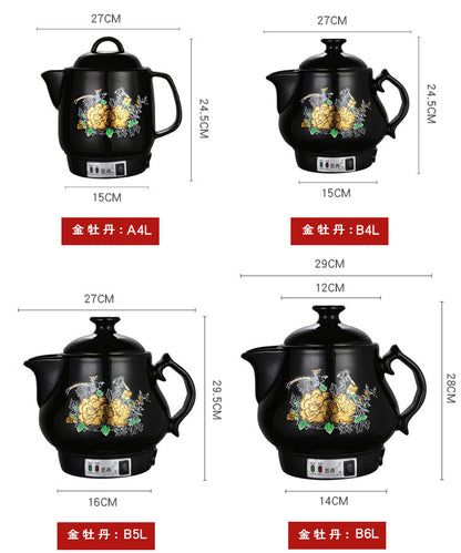 Factory wholesale decocting pot Chinese medicine pot automatic household Li Shizhen medicine pot plug-in decocting Chinese medicine casserole ceramic