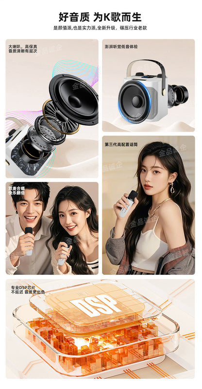 Cross-Border S882 Outdoor Karaoke Bluetooth Speaker High Volume Ys203 Home Wireless Microphone All-In-One Small Speaker