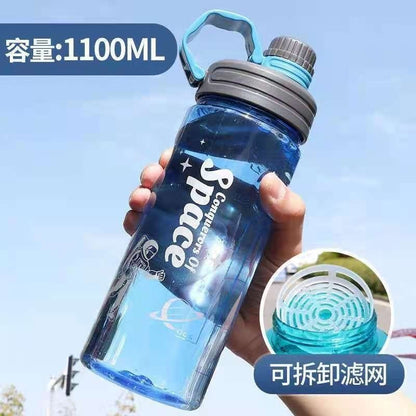Super Large Capacity Space Cup Men's and Women's Sports Fitness Kettle Water Cup Anti-fall Explosion-proof Space Cup High Temperature Resistant Large Water Cup