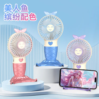 New cross-border foreign trade handheld fan portable summer usb fan dormitory desktop mini fan