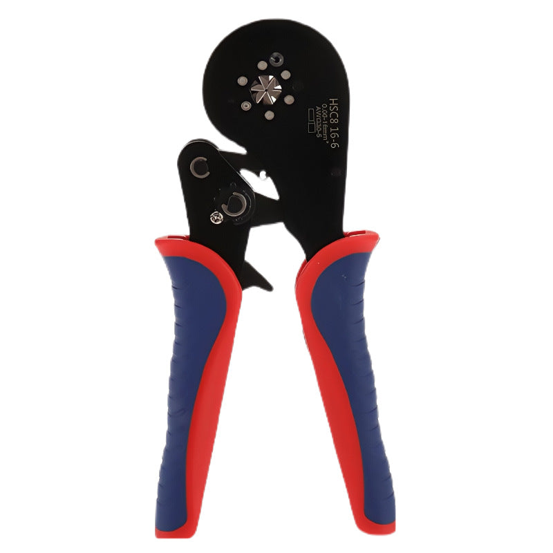 Quadrilateral Pliers Tube Type Pier Crimping Pliers Hsc8 6-4 Pin Type Terminal Crimping Cold-Pressed Terminal Crimping Pliers