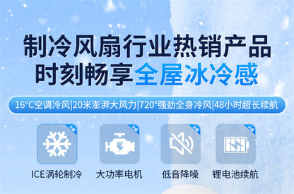 2025 New Desktop Fan Home Office Small Fan Student Dormitory Wall-Mounted Small Rechargeable Circulation Fan
