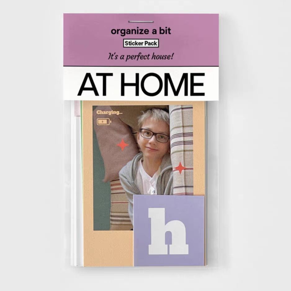 Korea same spot OAB character 202hosil magazine landscape retro hand account decoration material collage paper bag