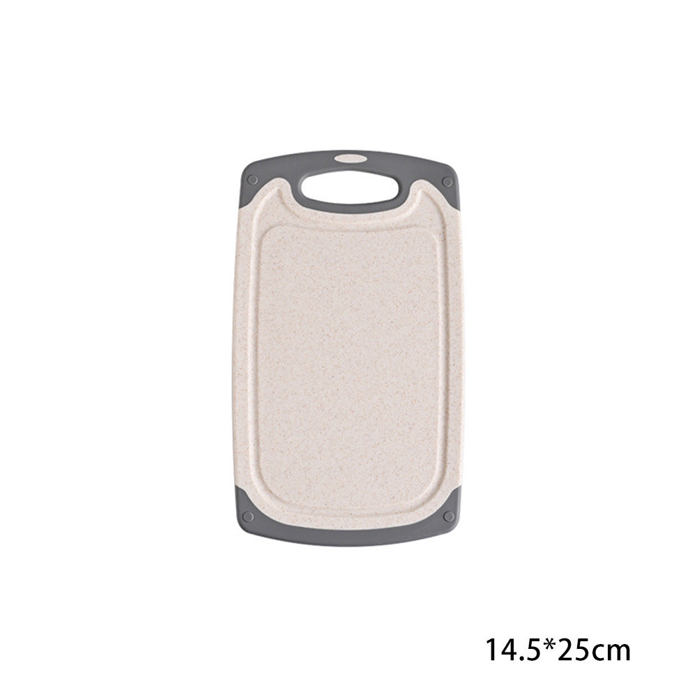Cross-border wheat straw cutting board kitchen multifunctional double-sided cutting board cutting board chopping board 3 suit food supplement board