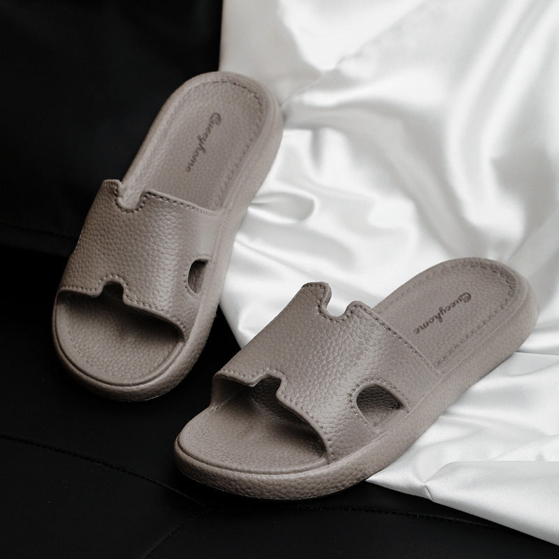 Ins Style Women's 2025 New Popular Slippers Home Internet Celebrity Ladies Sandals Home Indoor Non-Slip Slippers