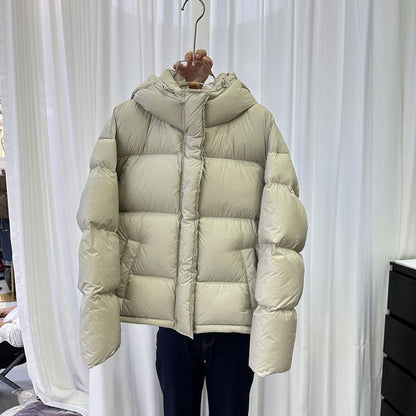 Short, Thick Cotton Jacket for Petite Women, 2026 Winter Trendy Fashion New Hooded Warm Puffer Jacket