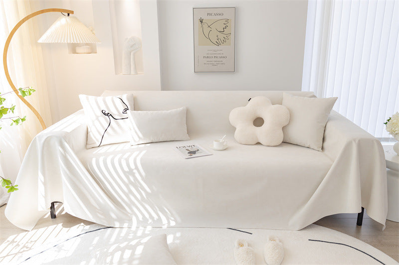 Four Seasons Universal Waterproof Sofa Towel Urine-proof Cat-scratch-proof Sofa Cover Cloth Towel Chenille Non-slip Non-sticky Sofa Cover