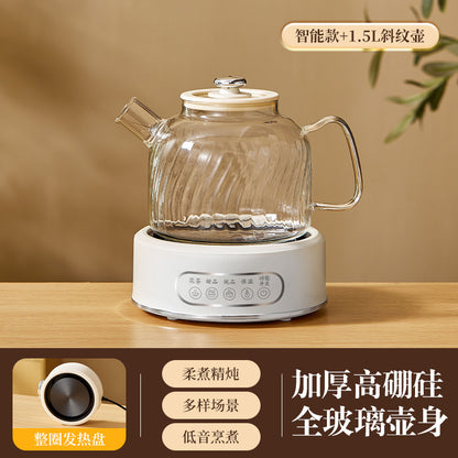 Health Pot Multi-functional Home Office Full Glass Flower Tea Pot Large Capacity Kettle Boiling Tea Pot Gift Box Gift