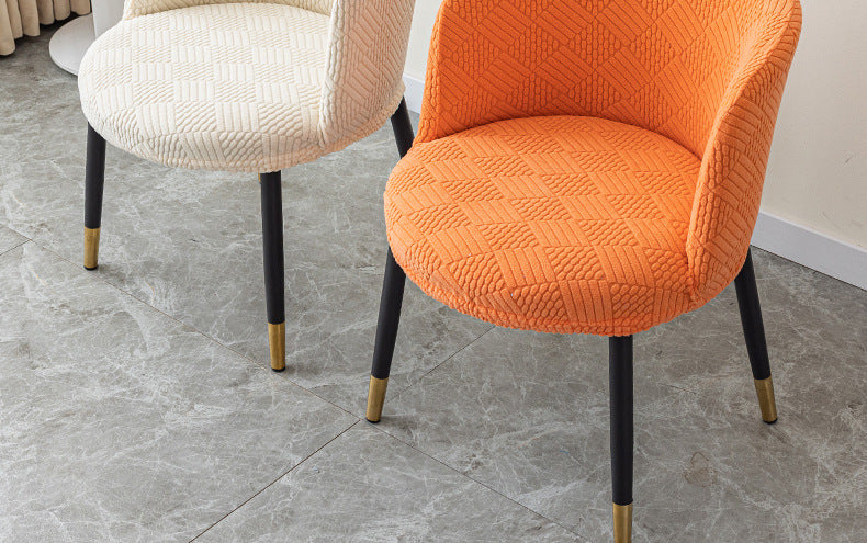 Curved chair cover dressing table dressing table office coffee shop conference semicircle chair cover chopsticks cover cover cloth