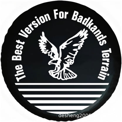 Source factory car tire protective cover tire cover spare tire cover protective cover thickened tire cover all black tire cover