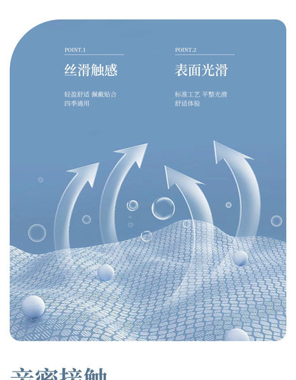 Cross-Border Wholesale Imitation Silk Eye Mask, Light-Blocking, Non-Pressing on the Eyes, Travel and Sleeping Eye Mask, Breathable Sleep Eye Mask, Adjustable