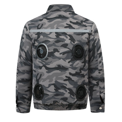 Heatstroke Prevention and Cooling Air Conditioning Clothes Men's Work Clothes Refrigeration with Fan Charging Site Labor Protection Clothes Welder Jacket