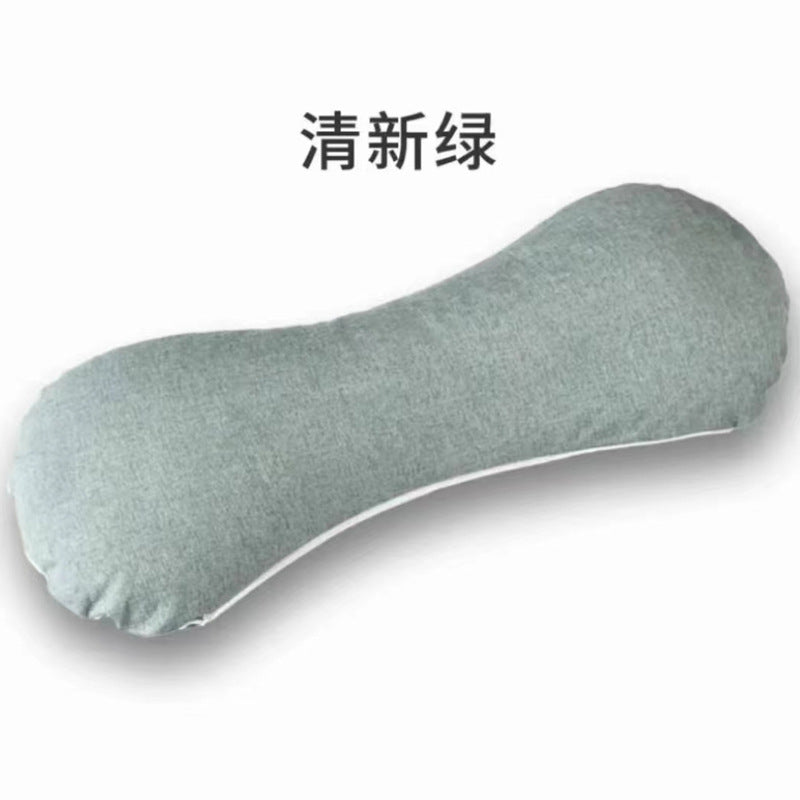 Tiktok hot heating Wormwood bone pillow Wormwood pillow Ice Silk bone cool pillow multifunctional cervical pillow factory wholesale