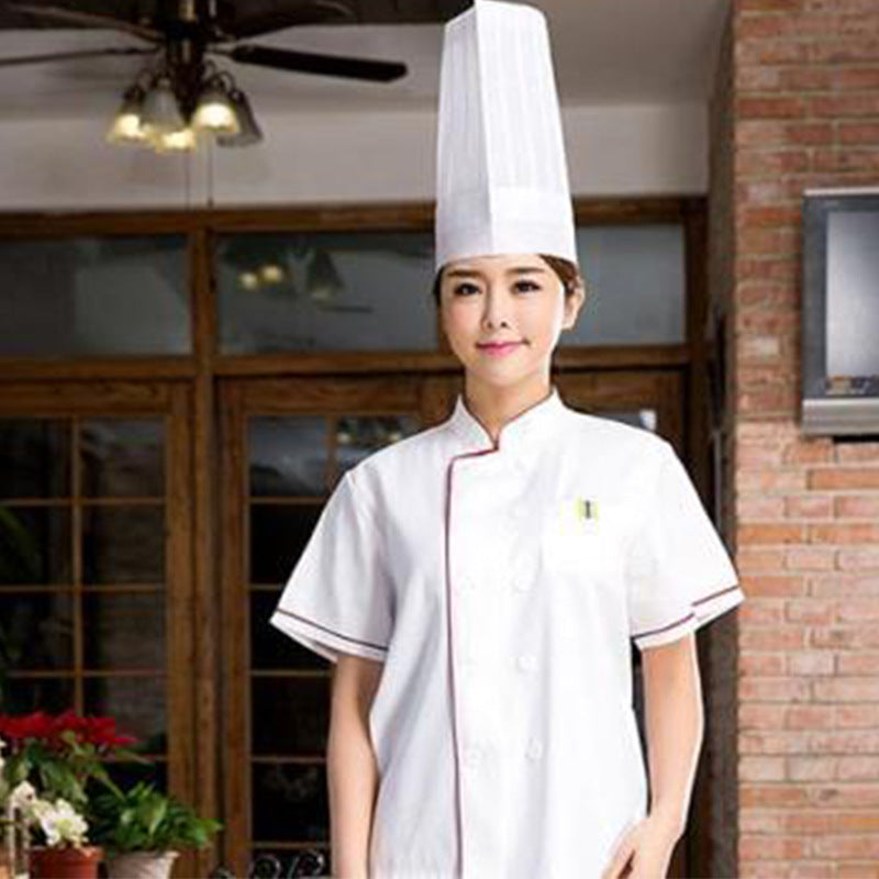 Restaurant and Cafeteria Kitchen Uniforms, Hotel Chef Work Clothes, Autumn and Winter Clothing, Hotel Long-Sleeved Chef Uniforms, Custom Logo for Men