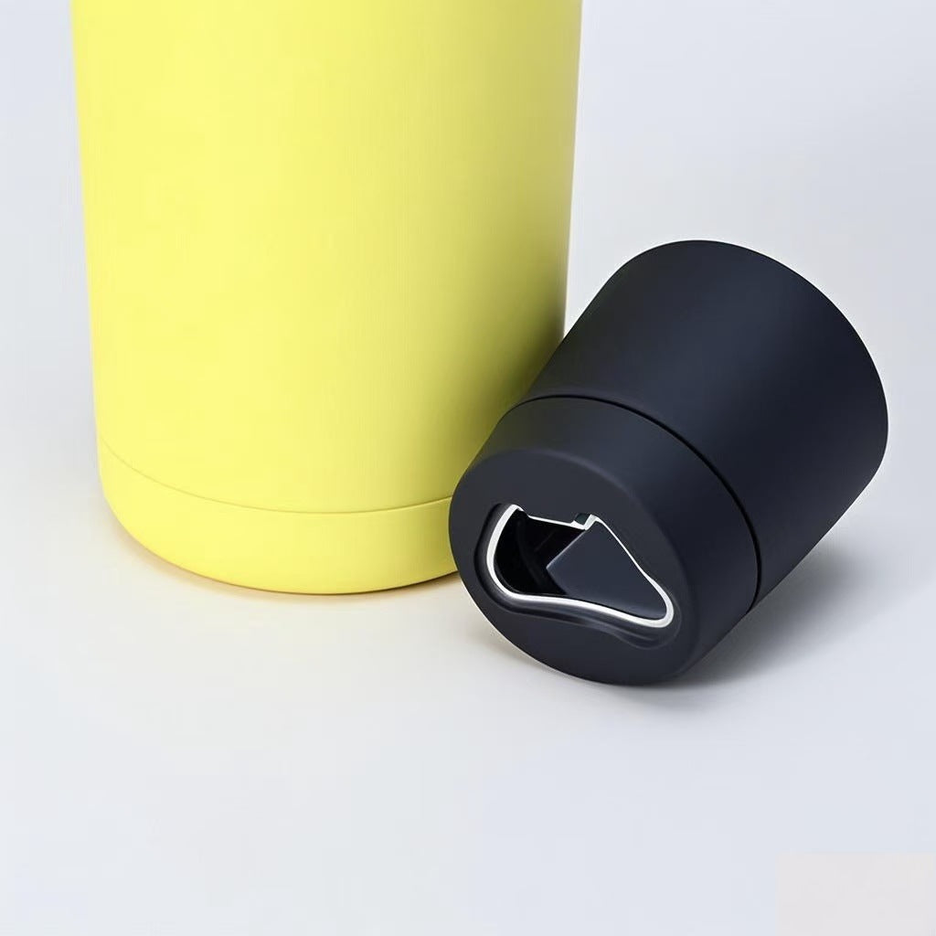 Cross-Border 12oz Double-Layer Vacuum Cold Storage Tank 304 Stainless Steel Beer Tank Outdoor Portable Car-Mounted Coke Tank Wholesale