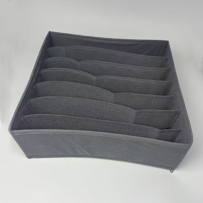 Underwear Compartmentalized Storage Box Four-Piece Set, Sock Storage Box, Fabric Home Storage, Bra Organizer, Multi-Compartment Classification Storage Box