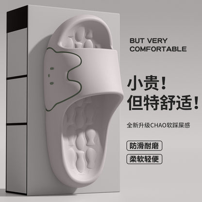 Cross-Border Online Sales Slippers for Men Summer 2025 New Indoor Home Non-Slip Silent Thick-Soled Cute Sandals for Women