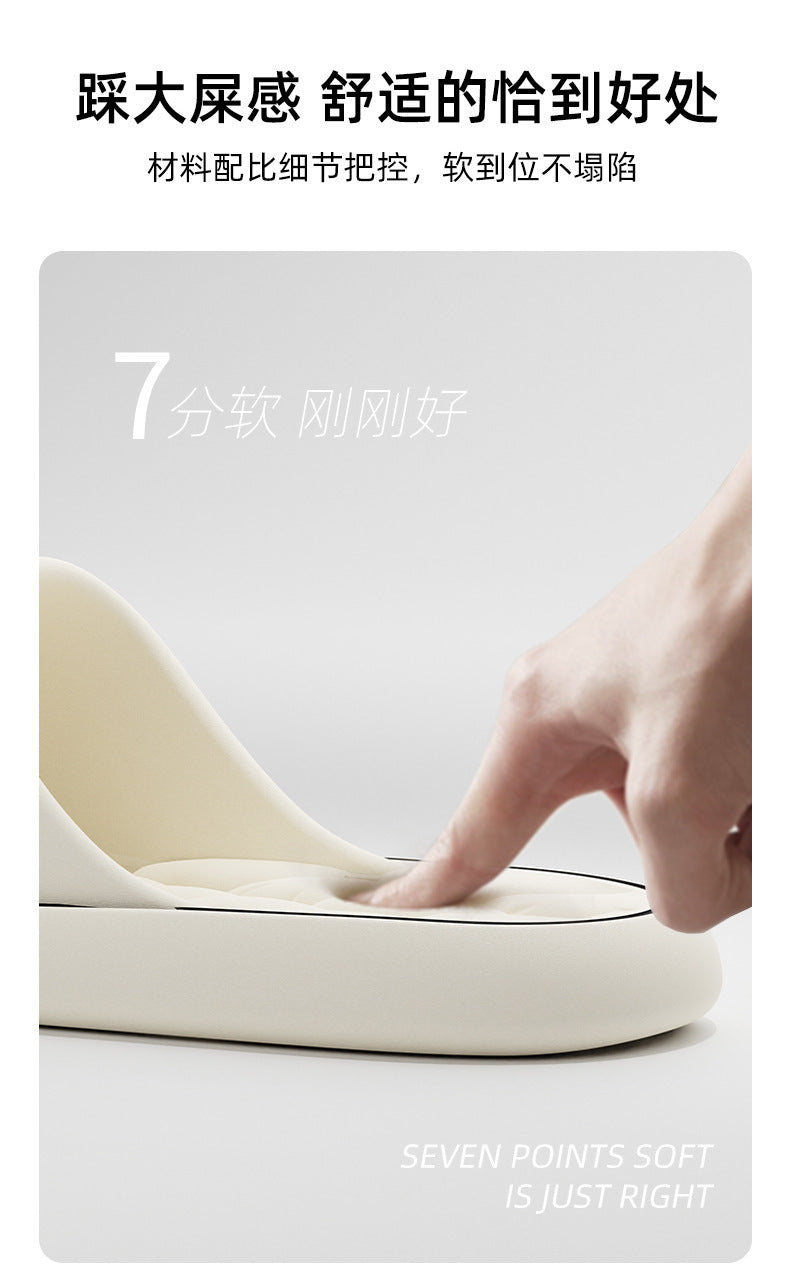 Leakage bathroom slippers ladies summer 2025 new indoor home non-slip bath quick-drying non-stinky feet sandals men