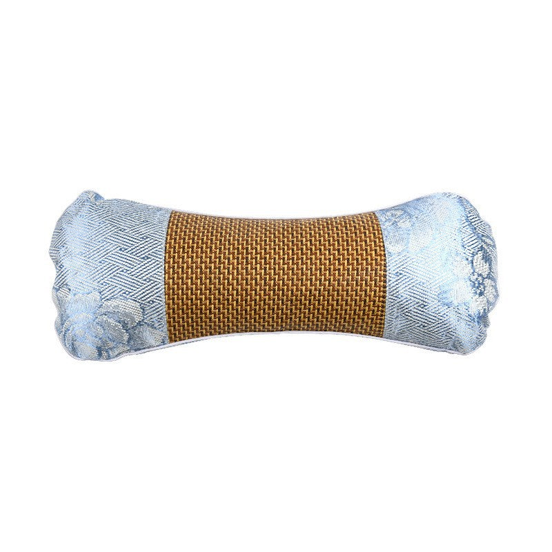 Mugwort Cervical Spine Pillow Bamboo Leaf Pure Cotton Triangular Cervical Spine Pillow Teacher's Day Pillow Gift Box Multifunctional Mugwort Pillow