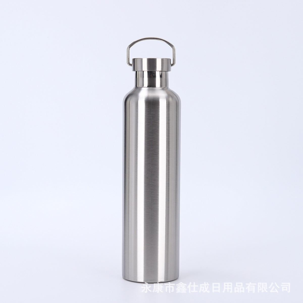 Cross-border factory direct sales 304 stainless steel American thermos portable single and double layer outdoor mountaineering water bottle