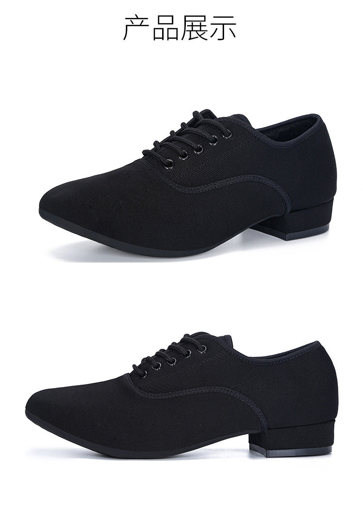 Oxford Cloth Latin Dance Shoes Men's Square Dance Shoes Adult Modern Dance Shoes Soft Bottom Social Dance Shoes Dance Shoes 2025