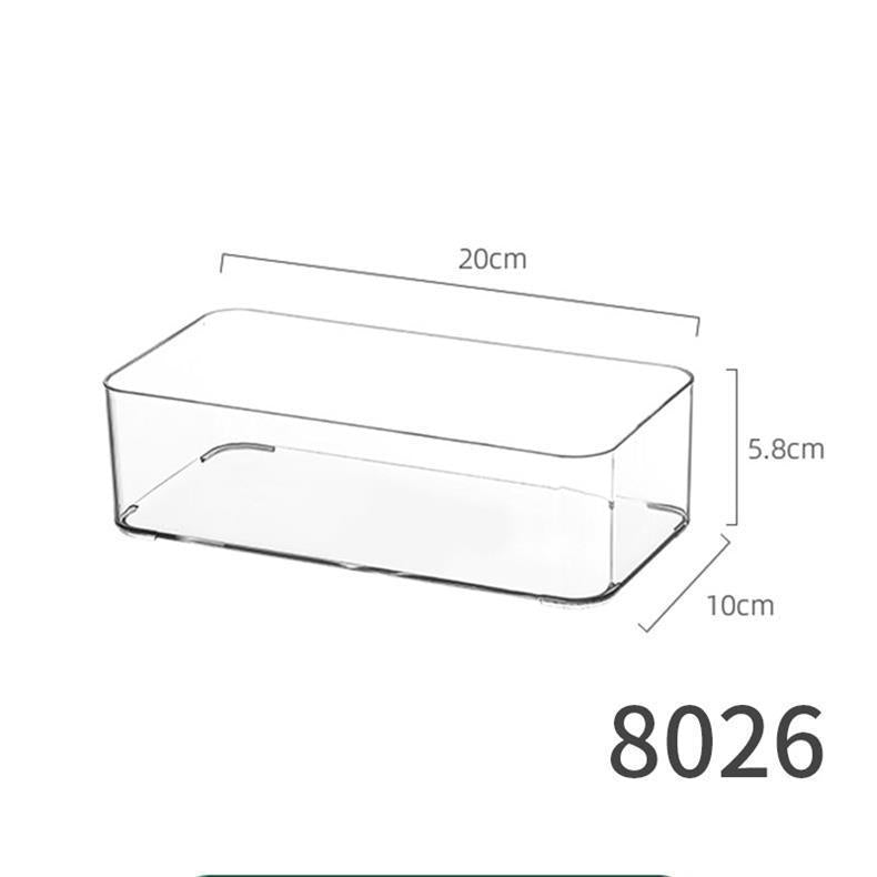 Desktop Storage Box Dormitory Cosmetics Transparent Basket Acrylic Drawer Mask Organizer Box Snack Sundry Storage Rack