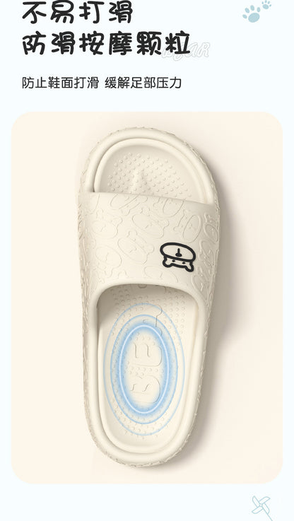 Eva Sandals for Women Summer Home Bathroom Non-Slip Thick Sole Non-Stinky Feet Outer Wear Slippers Wholesale Couple Men