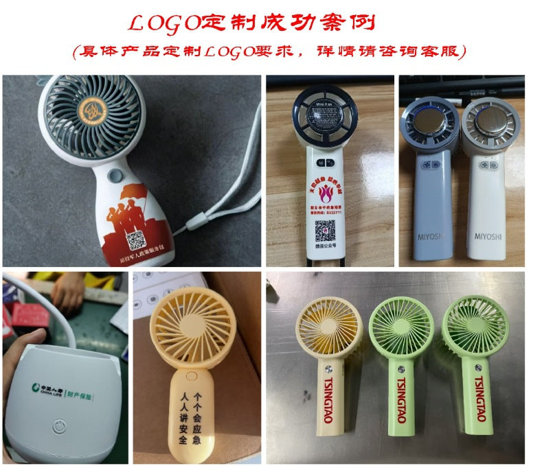Food Toy Series Cartoon Electric Fan Summer Small Dormitory Fan USB Mini Fan Portable Handheld Fan