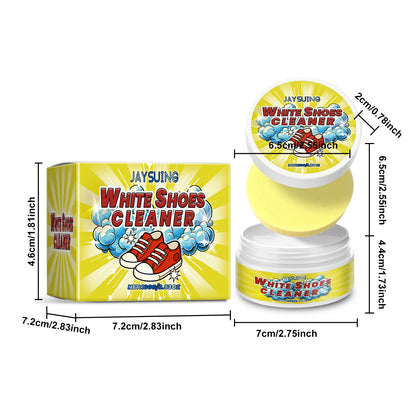 Jaysuing Shoe Cleaning Paste Gentle Cleansing, Removes Dirt, Prevents Dust, Renews Shoes, Universal Cleaning Paste