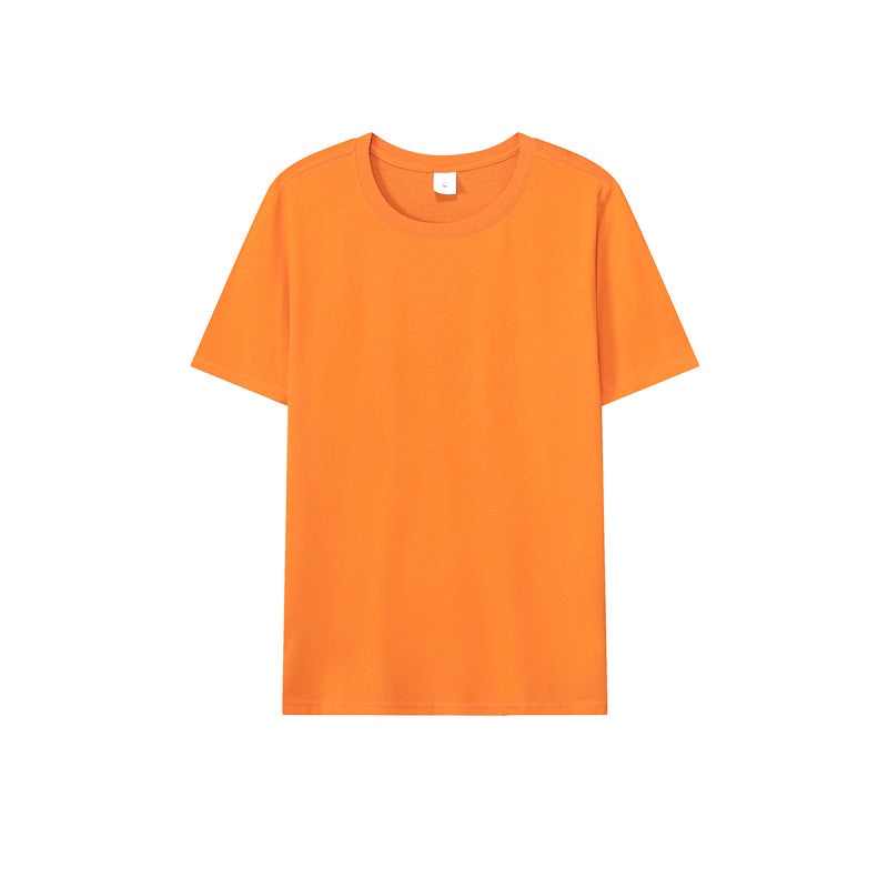 Loose-Fitting | 50-Count Double Yarn T-Shirt Ice Silk Cotton Round Neck Short-Sleeve T-Shirt Moisture-Wicking Business Casual Half-Sleeve for Men